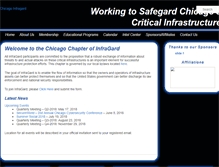 Tablet Screenshot of chicagoinfragard.org
